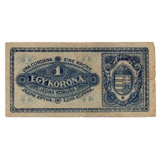 1 Korona Államjegy 1920 F