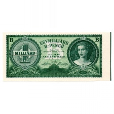 1 Milliárd B.-Pengő Bankjegy 1946 ívszéllel