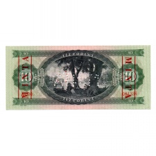 10 Forint Bankjegy 1969 MINTA lyukasztás és bélyegzés A000