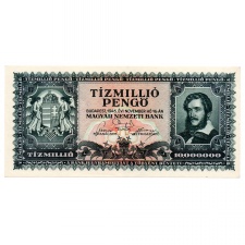 10 Millió Pengő Bankjegy 1945 gEF-aUNC