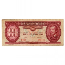 100 Forint Bankjegy 1984 F