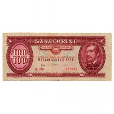 100 Forint Bankjegy 1984 F