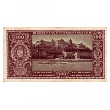 100 Pengő Bankjegy 1945 F