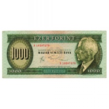 1000 Forint Bankjegy 1983 November B sorozat F