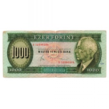 1000 Forint Bankjegy 1983 November B sorozat VG