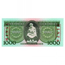 1000 Forint Bankjegy 1993 D sorozat MINTA