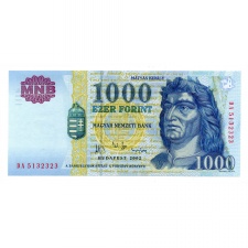 1000 Forint Bankjegy 2002 DA EF