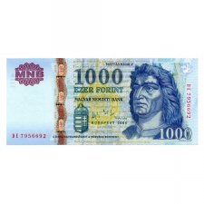 1000 Forint Bankjegy 2006 DE EF