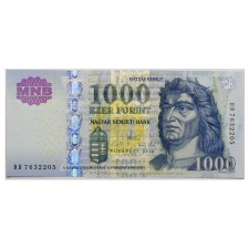 1000 Forint Bankjegy 2010 DD aUNC, hajtatlan