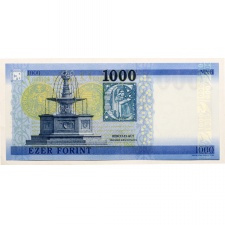 1000 Forint Bankjegy 2017 DD UNC alacsony sorszám