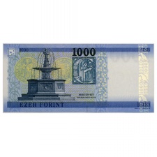 1000 Forint Bankjegy 2021 JF alacsony sorszám 0000185