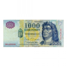 1000 Forint Bankjegy Millennium 2000 DB VF