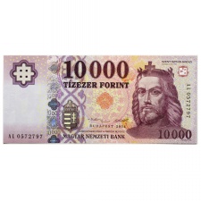 10000 Forint Bankjegy 2014 AL UNC forgalmi sorszám