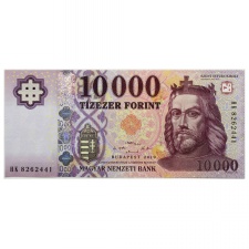 10000 Forint Bankjegy 2019 HK UNC forgalmi sorszám