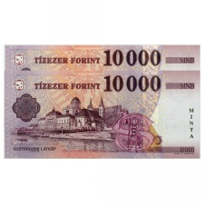 10000 Forint Bankjegy 2019 MINTA nagyon alacsony sorkövető pár