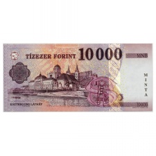 10000 Forint Bankjegy 2019 MINTA nagyon alacsony sorszám 0000035