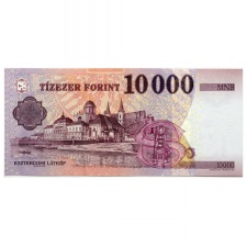 10000 Forint Bankjegy 2021 HU alacsony sorszám