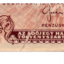 100000 Adópengő 1946 P51B VF nyomda hiba