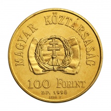 1848-49 Szabadságharc 150. évfordulója 100 Forint 1998 BU