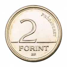 2 Forint 1992 BU Próbaveret