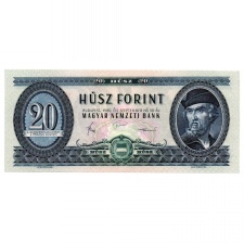 20 Forint Bankjegy 1980 aUNC, hajtatlan