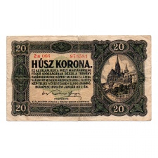 20 Korona Államjegy 1920 F