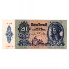 20 Pengő Bankjegy 1941 EF