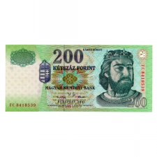 200 Forint Bankjegy 2001 FC UNC