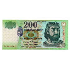 200 Forint Bankjegy 2002 FA UNC