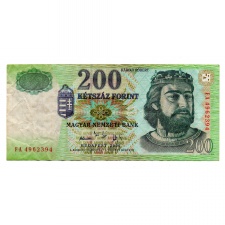 200 Forint Bankjegy 2006 FA VF