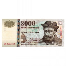 2000 Forint Bankjegy 2002 CA UNC