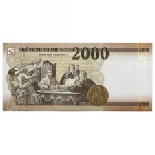 2000 Forint Bankjegy 2016 CD UNC forgalmi sorszám