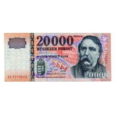 20000 Forint Bankjegy 1999 GC sorozat VF