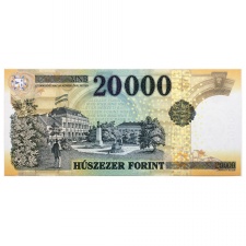 20000 Forint Bankjegy 2015 GA UNC forgalmi sorszám