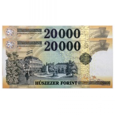 20000 Forint Bankjegy 2016 GL UNC forgalmi sorszámkövető pár