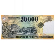 20000 Forint Bankjegy 2016 GS UNC forgalmi sorszám