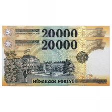 20000 Forint Bankjegy 2016 GZ UNC forgalmi sorszámkövető pár