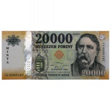 20000 Forint Bankjegy 2020 MINTA