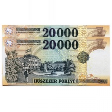 20000 Forint Bankjegy 2022 IM UNC nagyon alacsony sorkövető pár