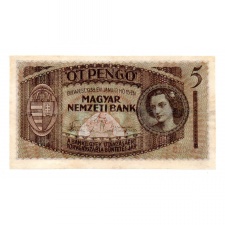 5 Pengő Bankjegy 1938