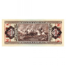 50 Forint Bankjegy 1989 MINTA lyukasztás és bélyegzés D273