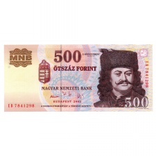 500 Forint Bankjegy 2002 EB UNC