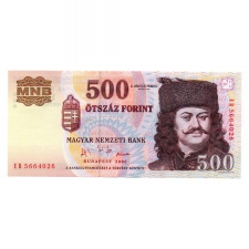 500 Forint Bankjegy 2006 EB sorozat 1956 50. évforduló EF