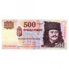 500 Forint Bankjegy 2006 EB sorozat 1956 50. évforduló VF