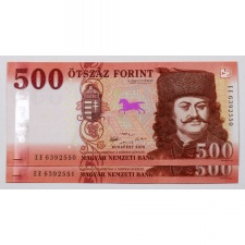 500 Forint Bankjegy 2018 EE UNC forgalmi sorszámkövető pár