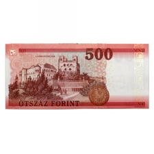 500 Forint Bankjegy 2018 EK UNC alacsony sorszám