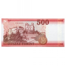 500 Forint Bankjegy 2022 ER UNC forgalmi sorszám