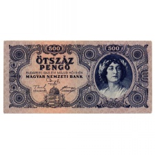 500 Pengő Bankjegy 1945 VF