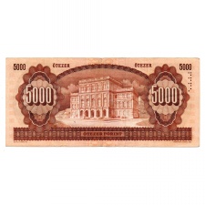 5000 Forint Bankjegy 1990 H sorozat VF