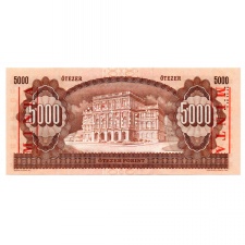 5000 Forint Bankjegy 1993 J sorozat MINTA